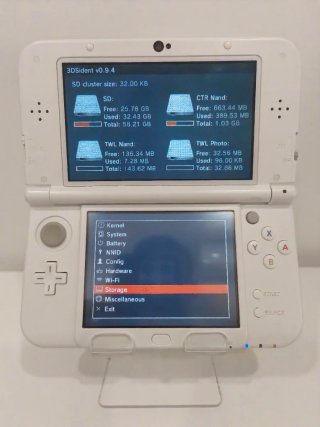 New 3DS XL Blanca Doble IPS