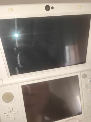 New 3DS XL Blanca Doble IPS