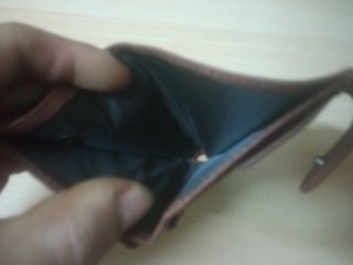 Cartera Monedero La Legión piel cuero marrón