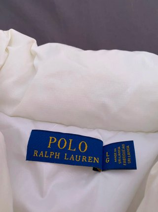 Abrigo Polo Ralph Lauren Blanco Talla L