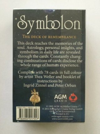 TAROT SYMBOLON THE DECK OF REMEMBRANCE AGM Urania