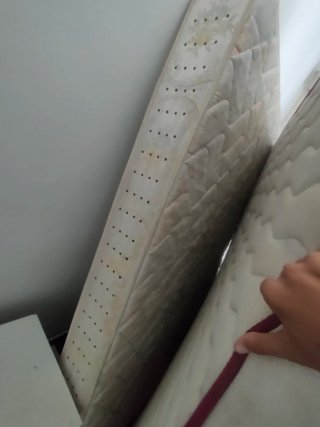 Colchón inflable blanco