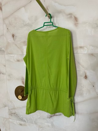 Túnica playera verde talla M