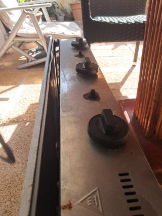 Piastra da Cucina in Acciaio e Cromo 90x40 per Bar o