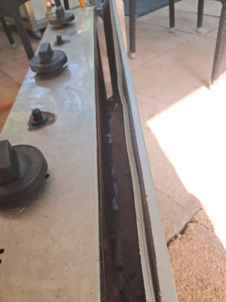 Piastra da Cucina in Acciaio e Cromo 90x40 per Bar o