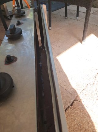 Piastra da Cucina in Acciaio e Cromo 90x40 per Bar o