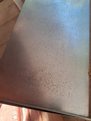 Piastra da Cucina in Acciaio e Cromo 90x40 per Bar o