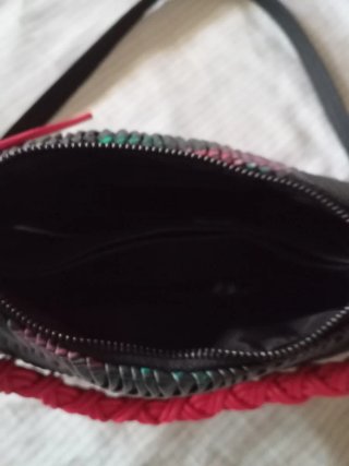 Bolso Desigual negro y rosa