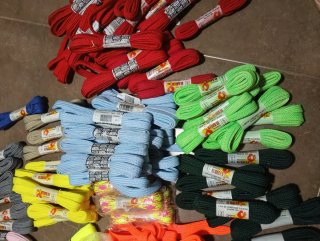 132 Pares Cordones Anchos 120cm