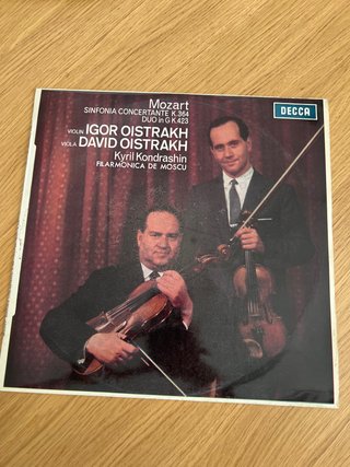 Mozart Sinfonia Concertante K.364 Igor Oistrakh