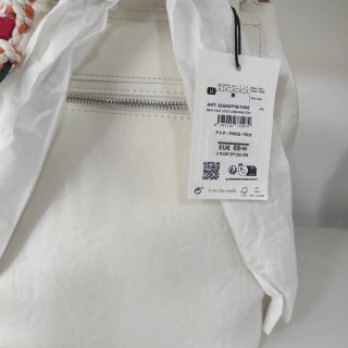Zaino Desigual bianco con manico intrecciato