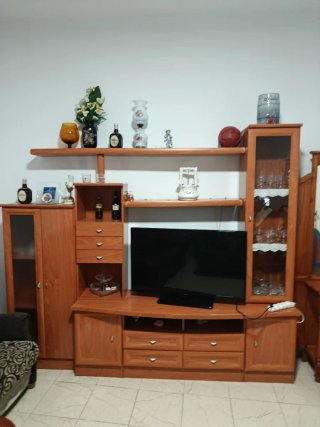 Mueble de salón modular madera