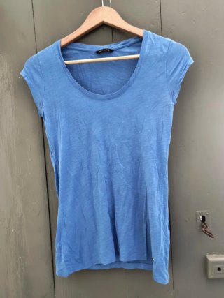 Camiseta Massimo Dutti Azul Talla XS