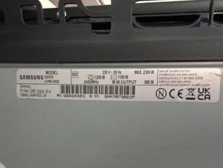 Microondas Samsung Grill 23L 1200W GE83X