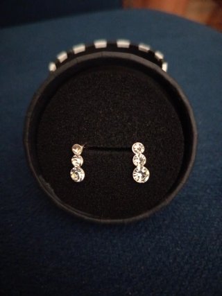 Pendientes Acero Circonitas