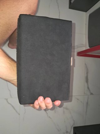 Bolso Chima Negro/Plateado Nuevo