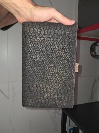 Bolso Chima Negro/Plateado Nuevo