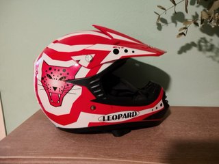 Casco Cross Niño Leopard Leo