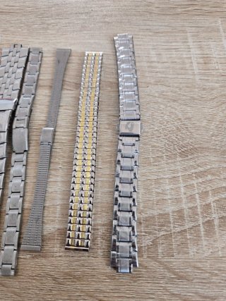 Lote 7 Correas Metal Reloj