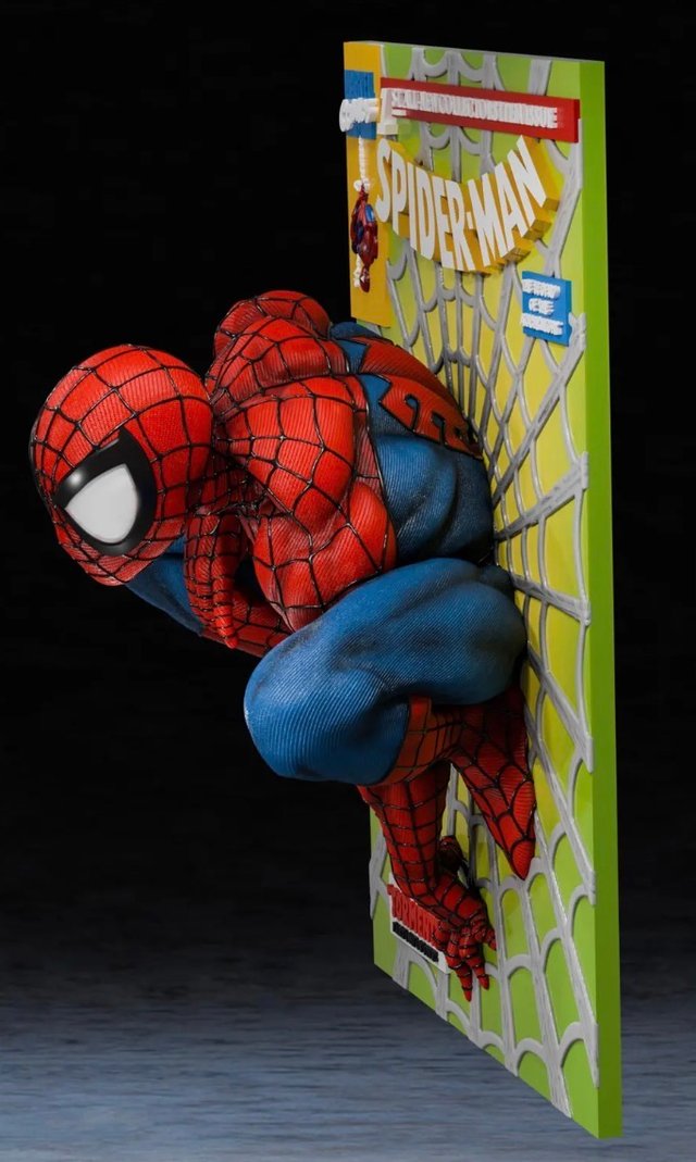 Poster 3D Spiderman Relieve Marvel Comics