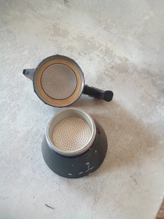Cafetera Italiana Negra