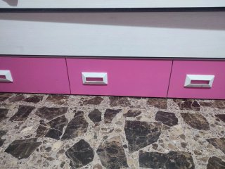 2 Camas Nido 90cm Madera cómo nuevas.