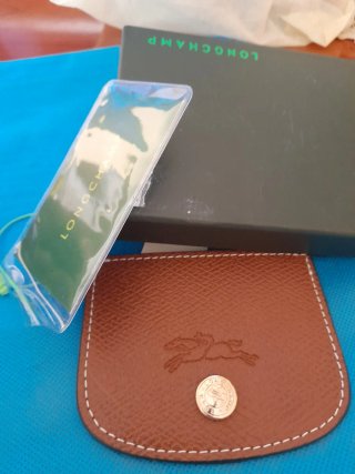 Portafoglio e porta carte Longchamp Marrone