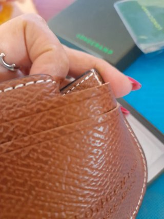 Portafoglio e porta carte Longchamp Marrone