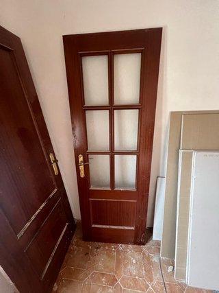 Puertas madera abatibles derecha 203x72
