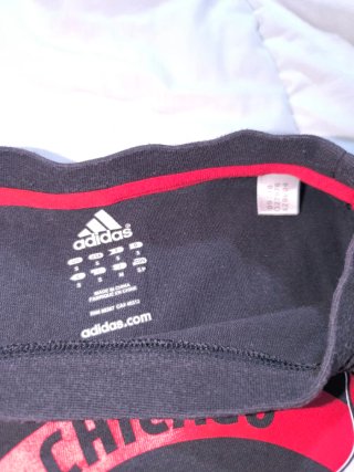Camiseta Chicago Bulls Adidas Negra