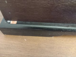 Scatola espositiva in legno per ventagli