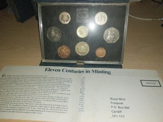 Colección Monedas Proof UK 1983-1989