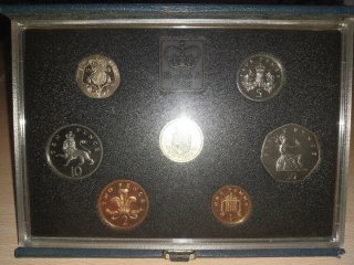 Colección Monedas Proof UK 1983-1989