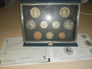 Colección Monedas Proof UK 1983-1989