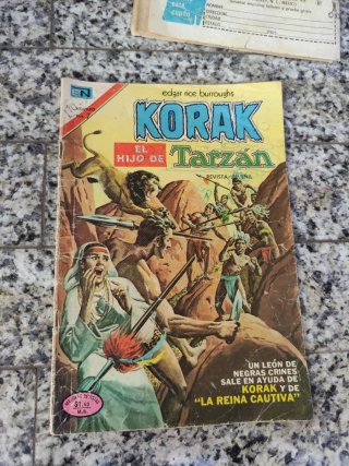 Cómic lote Tarzán años 71/73