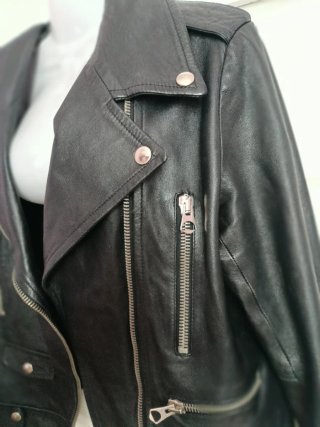 Chaqueta de cuero muy suave