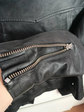 Chaqueta de cuero muy suave