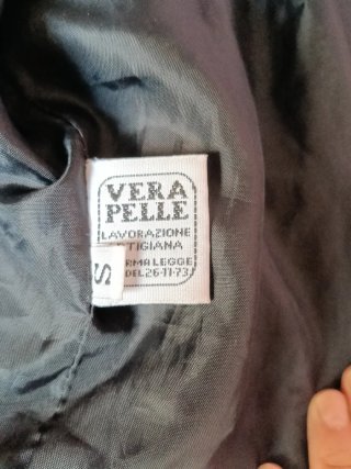 Chaqueta de cuero muy suave