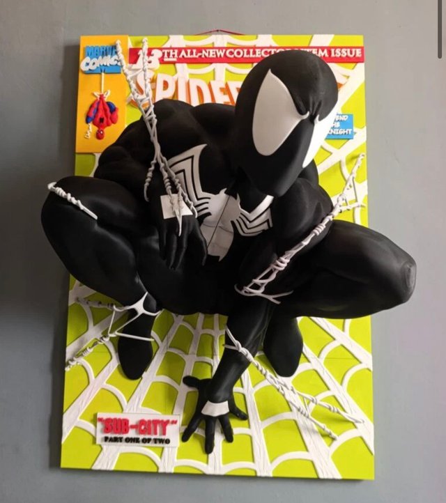 Poster 3D Venom Relieve Marvel Comics