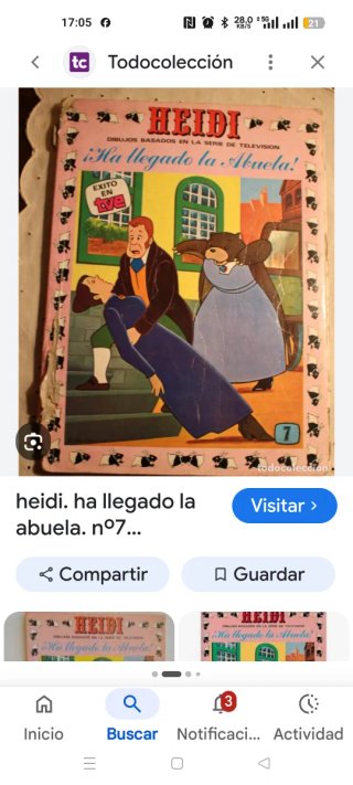 2 volúmenes cómics Heidi números 7 y 19 año 1977