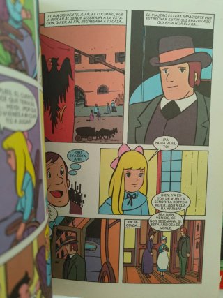 2 volúmenes cómics Heidi números 7 y 19 año 1977