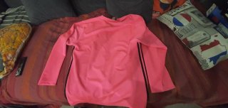 Camiseta Adidas tipo rap rosa