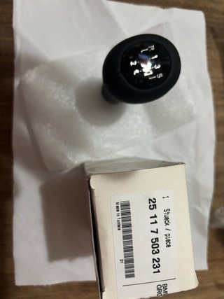 Pomo Palanca Cambios BMW M Original sin usar.