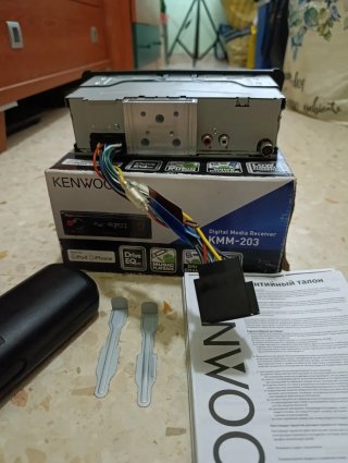 Radio Kenwood KMM-203 USB iPod/Android