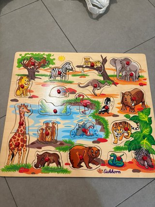 Puzzle madera animales Eichhorn