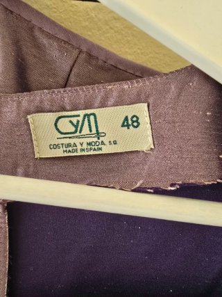 Traje Vintage Morado Talla XL