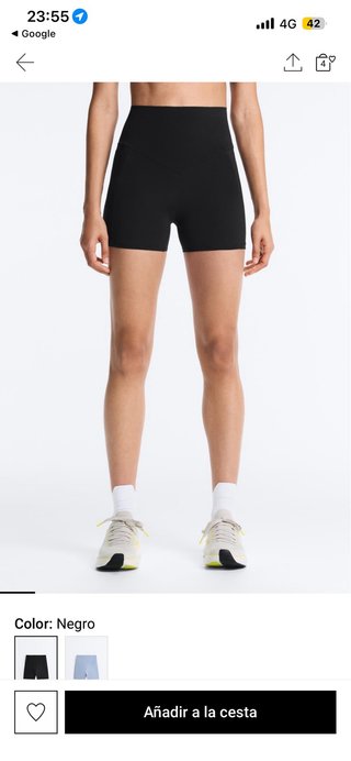 Pantalón corto deportivo Oysho negro