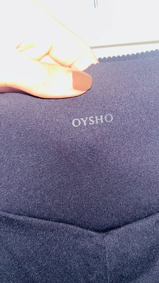 Pantalón corto deportivo Oysho negro