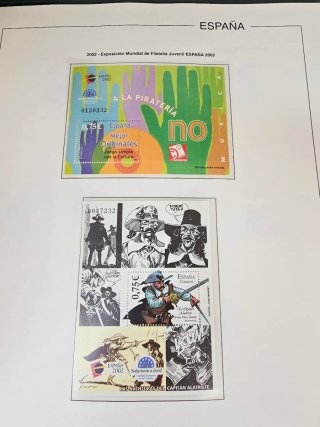 Sellos España 1965-2002 Álbumes completos