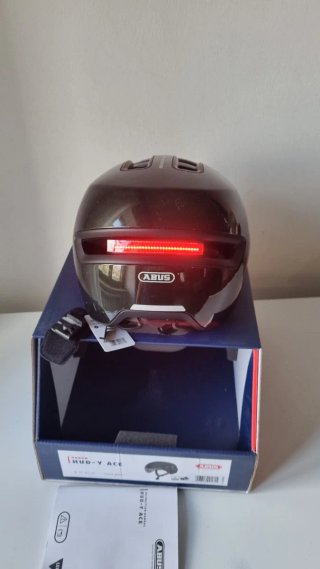 Casco Abus HUD-Y ACE Verde Scuro L 57-61